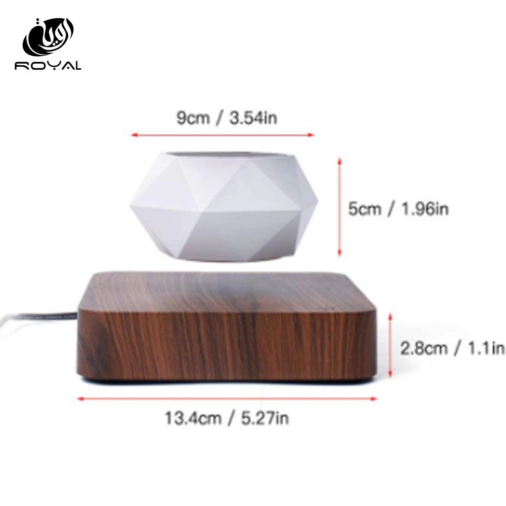 Levitating Air Bonsai Pot Rotation Flower Pot Planters Magnetic Suspension Floating Pot Potted Plant Home Without plants