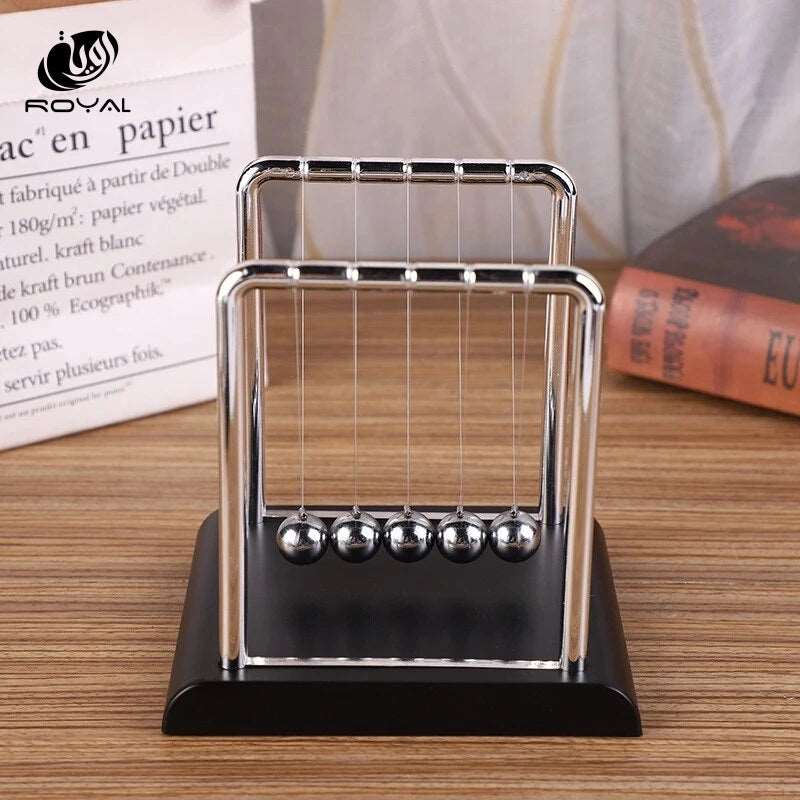 Newton's Cradle Balance Steel Ball Teaching Supplies Physics Science Pendulum Desktop Toys Stress Relief Gifts Home Decoration