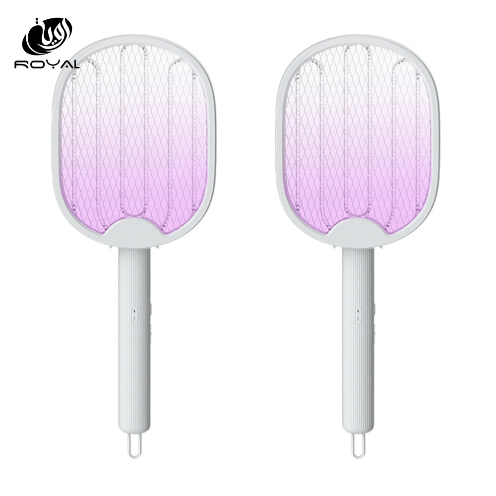 Foldable Electric Mosquito Killer Fly Swatter Trap USB Rechargeable Mosquito Racket Insect Killer with UV Light Bug Zapper 3000V