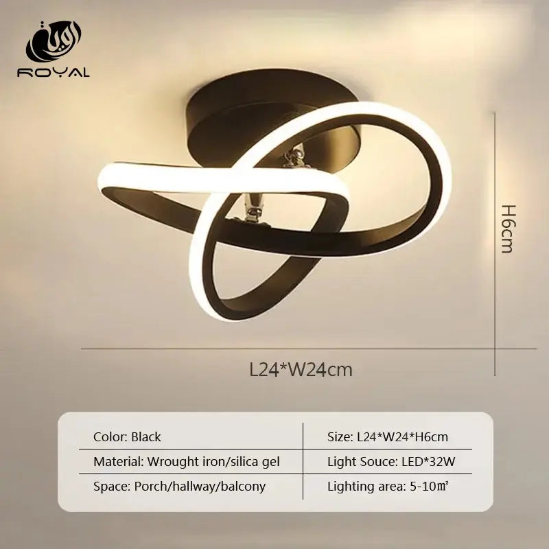 Small Modern LED Ceiling Light 2