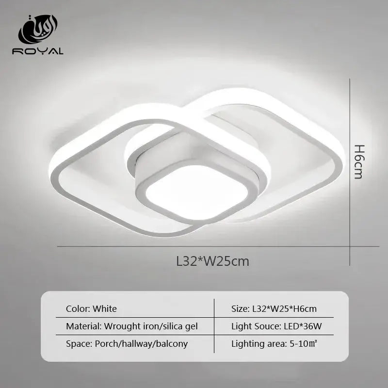 Small Modern LED Ceiling Light 2