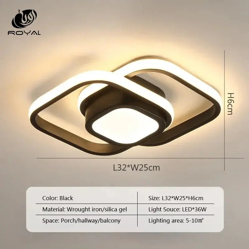 Small Modern LED Ceiling Light 2