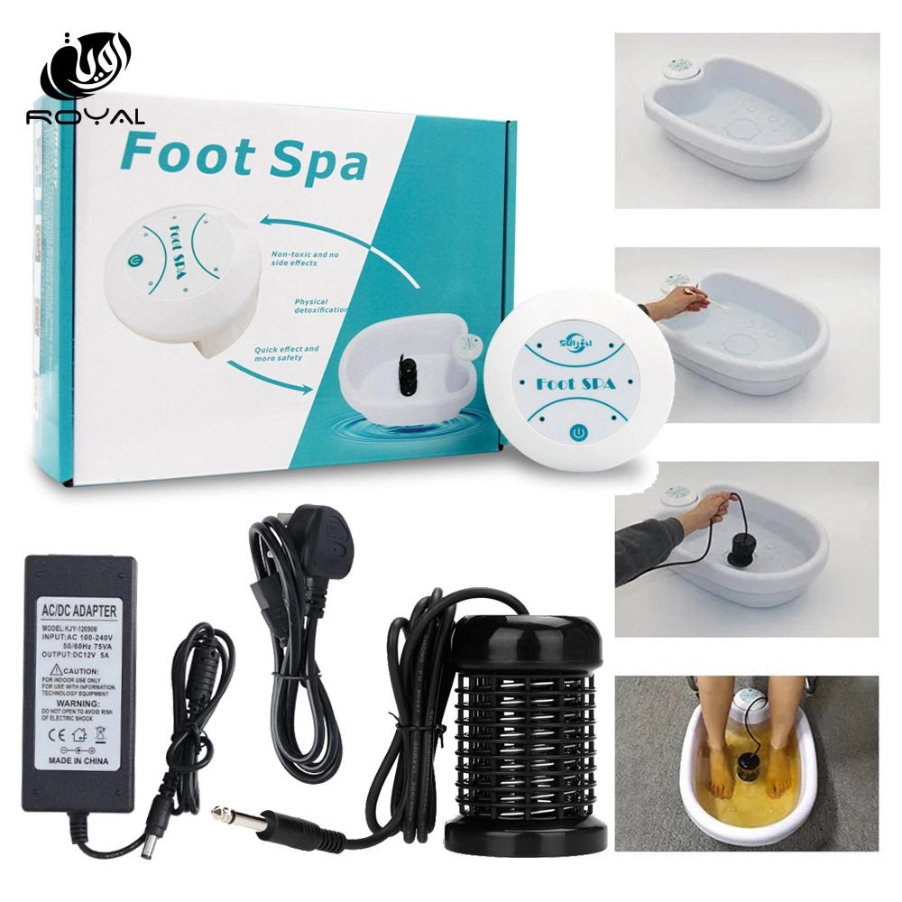 Detox Ionic Foot Spa Bath Machine Massage Foot Ionic Detoxification Relieves Fatigue Promote Good Health And Full For Vitality