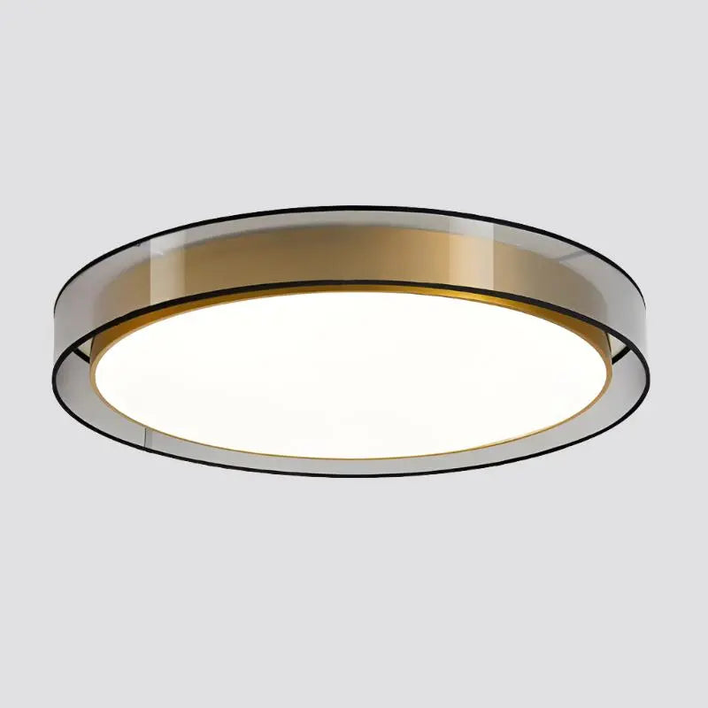 Royal® Classic Round Ceiling Light (LED, Copper Frame, Frosted Shade) - The Royal Riwayah