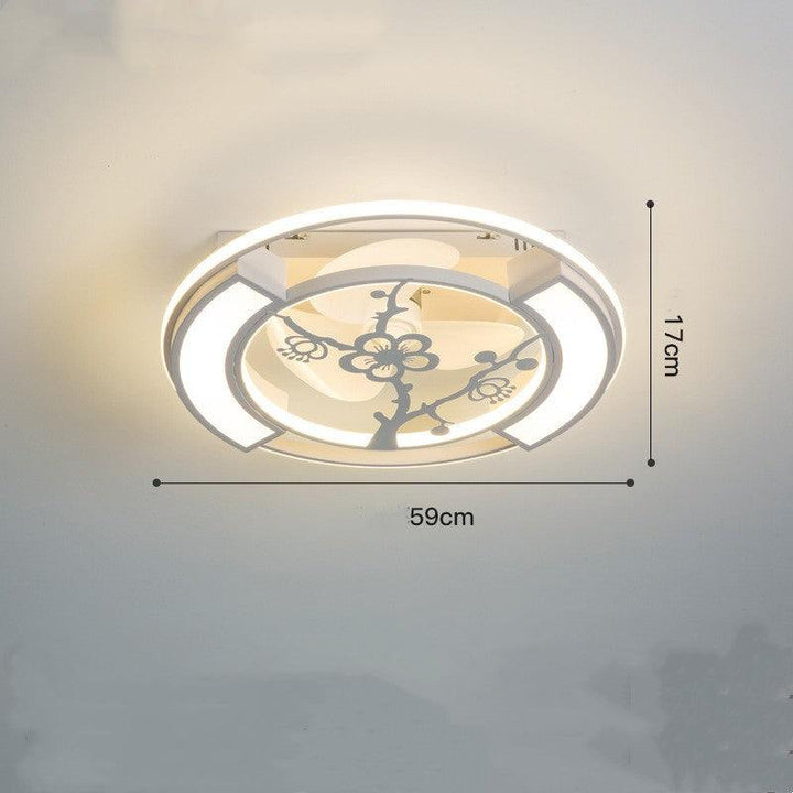  Luxury Dimmable Remote Fan Ceiling Light