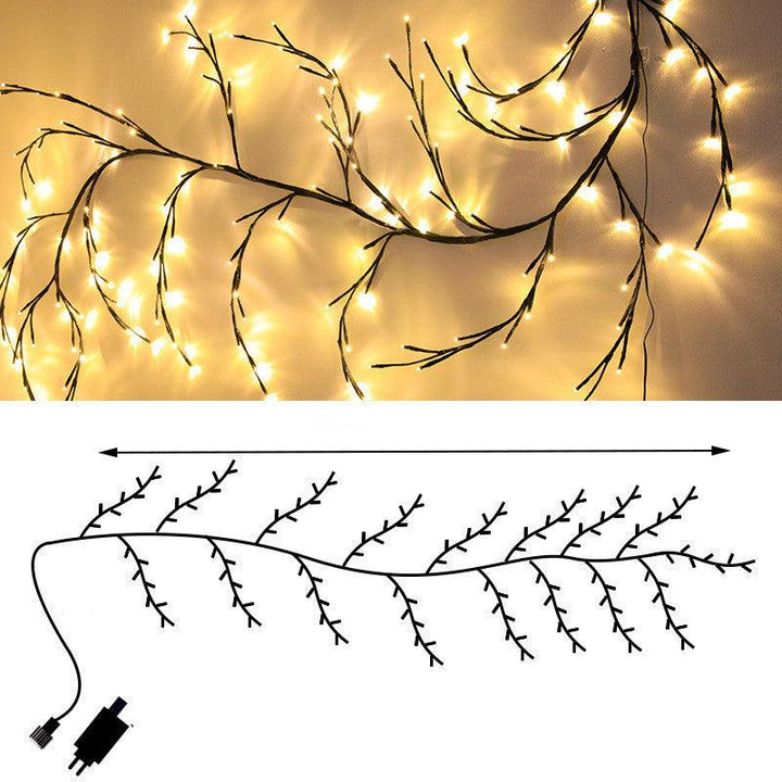 Warm White LED String Lights Dubai | Cozy Ambiance, Rattan Decor, Warm Light | The Royal Riwayah