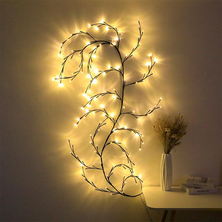 Warm White LED String Lights Dubai | Cozy Ambiance, Rattan Decor, Warm Light | The Royal Riwayah