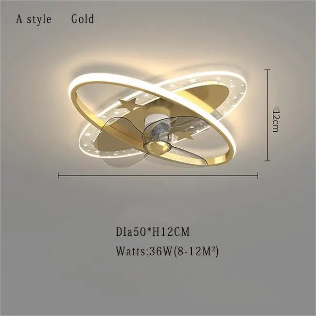 Children's Ceiling Fan Light (Quiet, Dimmable Light, UAE) |  Royal Riwayah