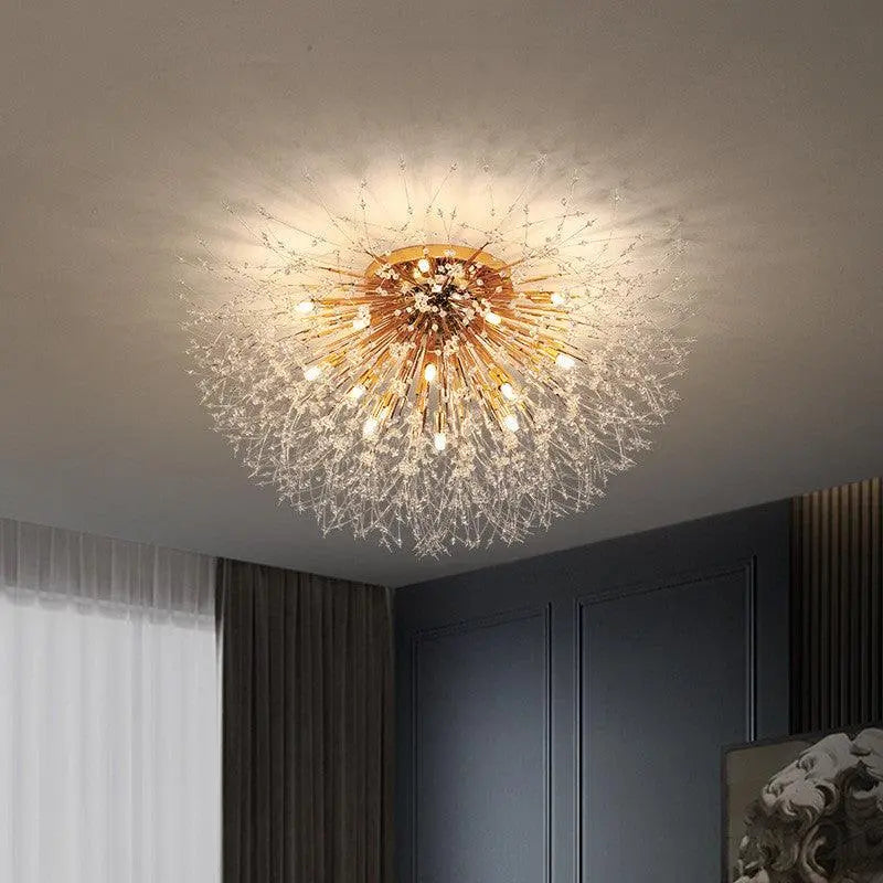 Modern Crystal Dandelion Pendant Ceiling light