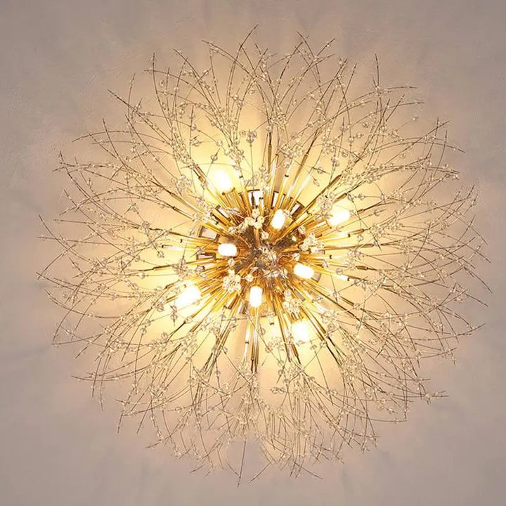 Modern Crystal Dandelion Pendant Ceiling light