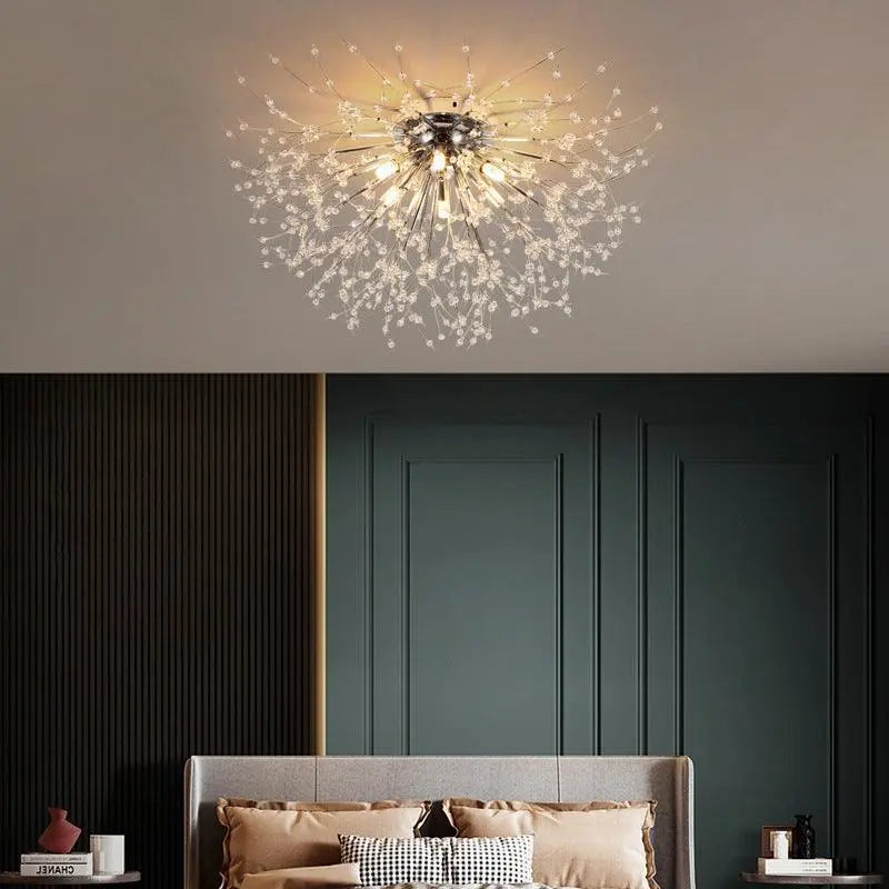 Modern Crystal Dandelion Pendant Ceiling light