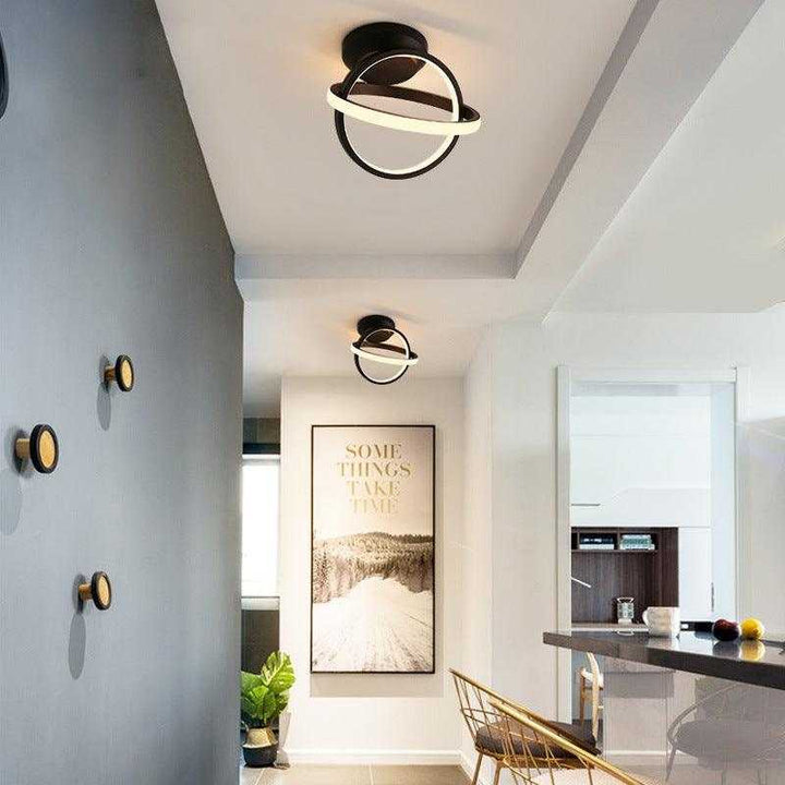 Royal® Modern Double Circle Iron LED Hallway Lights | Nordic, Dimmable The Royal Riwayah.