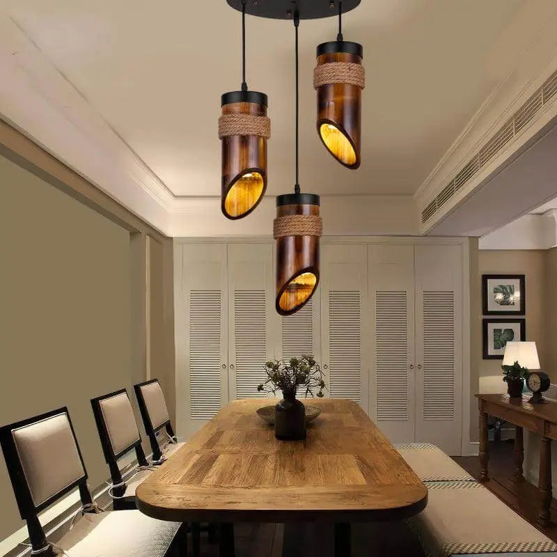 Modern Bamboo Chandelier Dubai | Natural Light, Dining Room & Bar | The Royal RiwayahModern Bamboo Chandelier Dubai | Natural Light, Dining Room & Bar | The Royal Riwayah