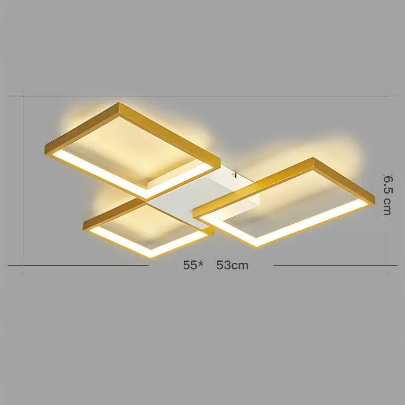 Royal® Modern Rectangle LED Ceiling Light | Dimmable & Remote Control - The Royal Riwayah