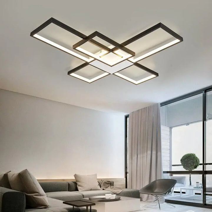 Royal® Modern Rectangle LED Ceiling Light | Dimmable & Remote Control - The Royal Riwayah