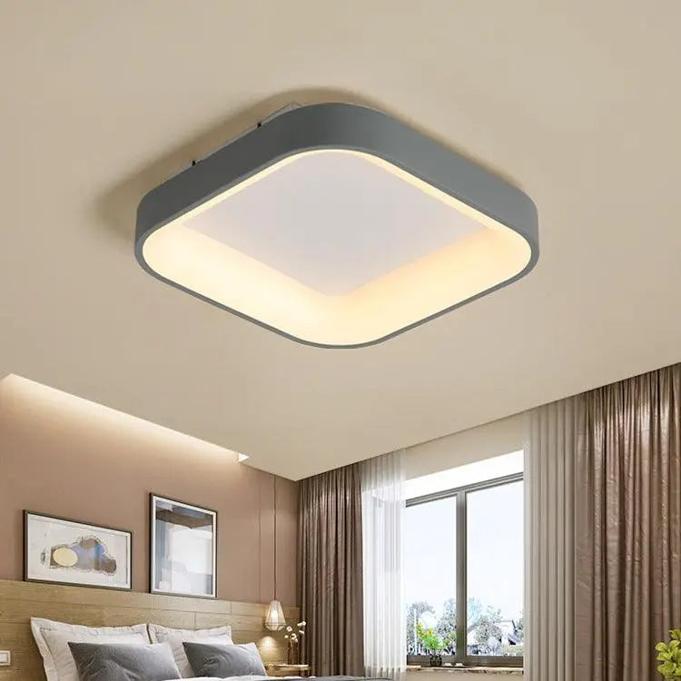 Modern Square LED Ceiling Lamp [Warm White, Dimmable] UAE | Royal Riwayah