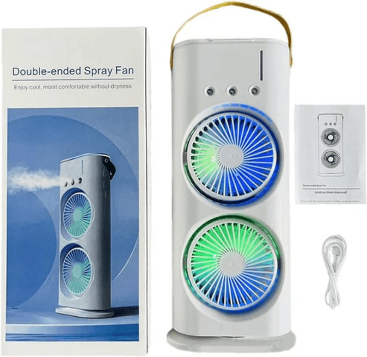 Royal® New Double Ended Spray Portable Fan Humidifier | Instant Cooling - The Royal Riwayah