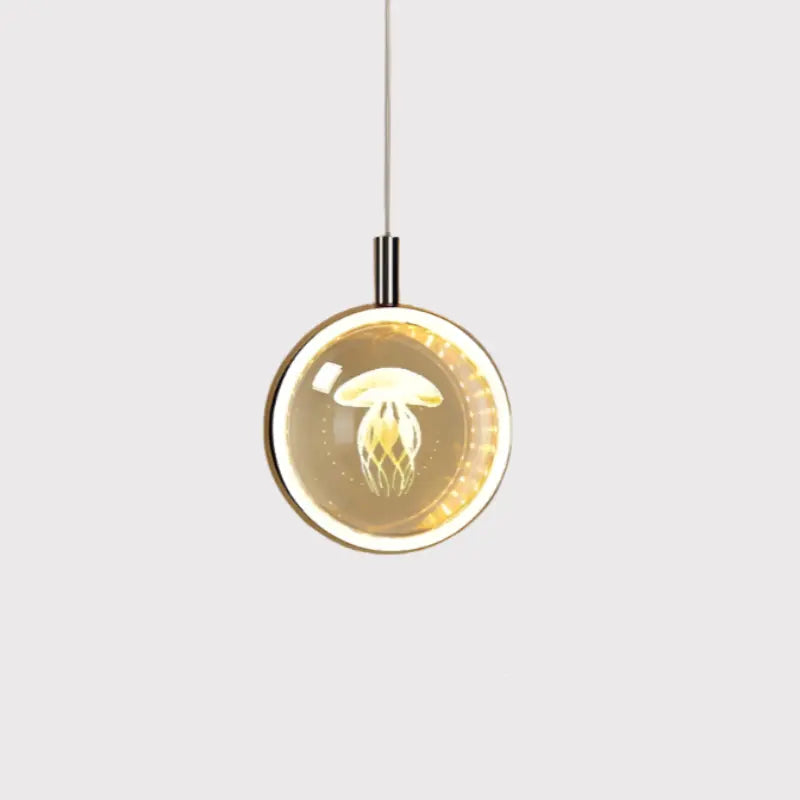 Royal® Nordic Dimmable Jellyfish Carved LED Pendant Chandelier Light The Royal Riwayah