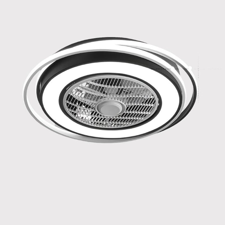 Nordic Enclosed Ceiling LED Fan Light