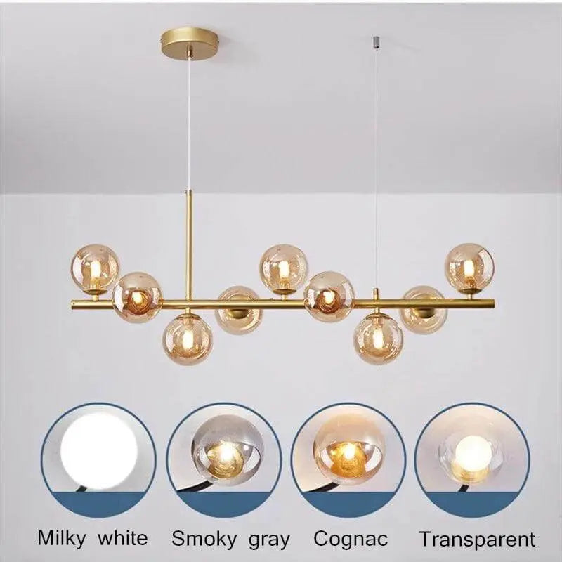 Nordic Post Modern Crystal Chandelier Light | The Royal Riwayah