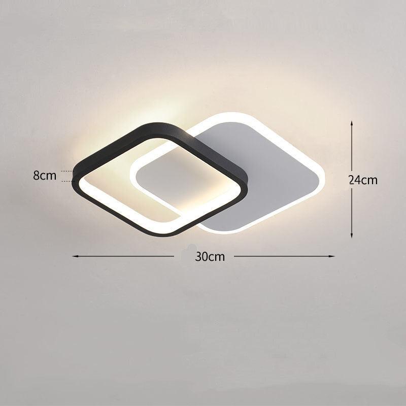 Royal® Nordic Round Square LED Ceiling Light | Modern, 3-Color Light The Royal Riwayah.