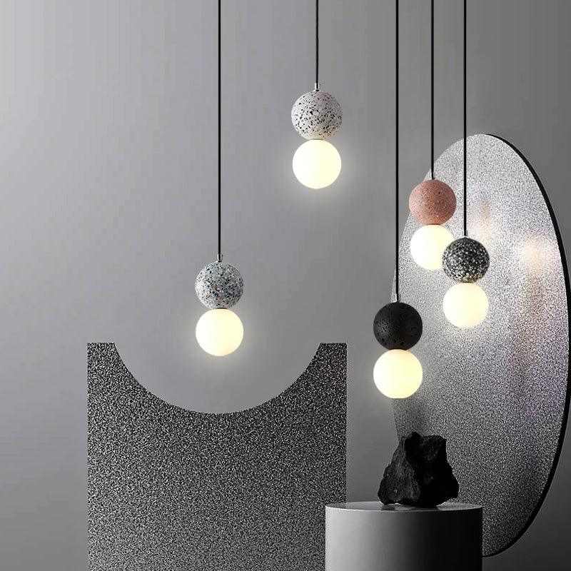 Royal® Nordic Terrazzo Pendant Chandelier Light | Hand-Blown Glass - The Royal Riwayah