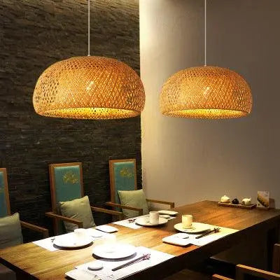 Royal® Unique Bamboo Woven Japanese Pastoral Chandelier Pendant lights - The Royal Riwayah