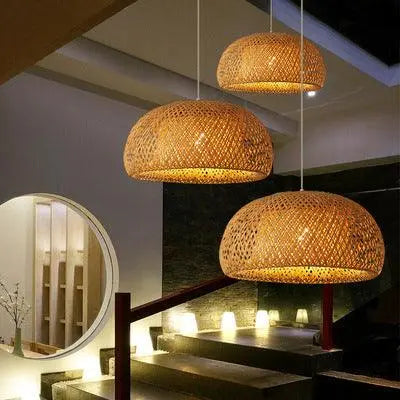 Royal® Unique Bamboo Woven Japanese Pastoral Chandelier Pendant lights - The Royal Riwayah