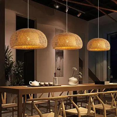 Royal® Unique Bamboo Woven Japanese Pastoral Chandelier Pendant lights - The Royal Riwayah