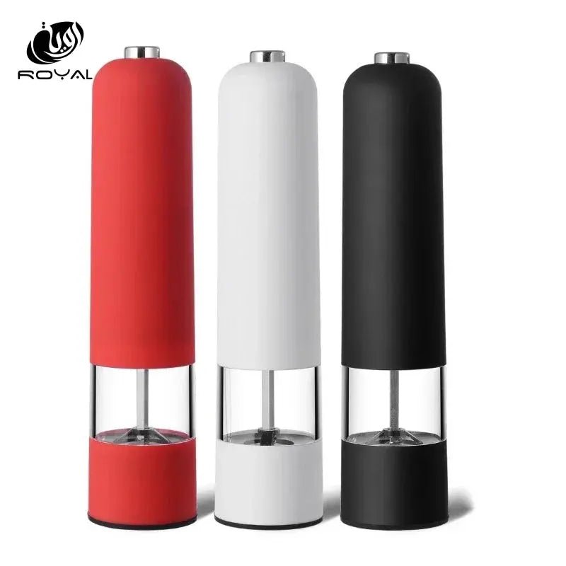 Gravity LED Electric Spice Grinder Electric Fully Automatic Grinder Adjustable Thickness Barbecue Seasoning Tool Pepper Grinder The Royal Riwayah