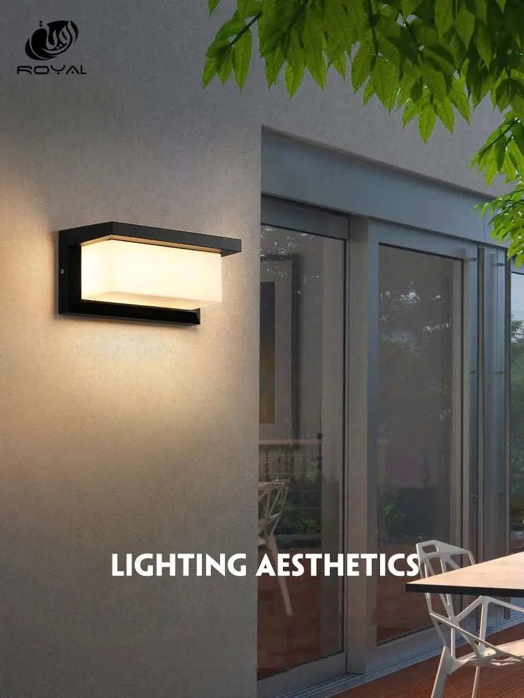 Led Outdoor Wall Light Waterproof IP65 Motion Sensor Led Outdoor Lighting Porch Lights Balcony Garden Lights Outdoor Wall Lamp The Royal Riwayah