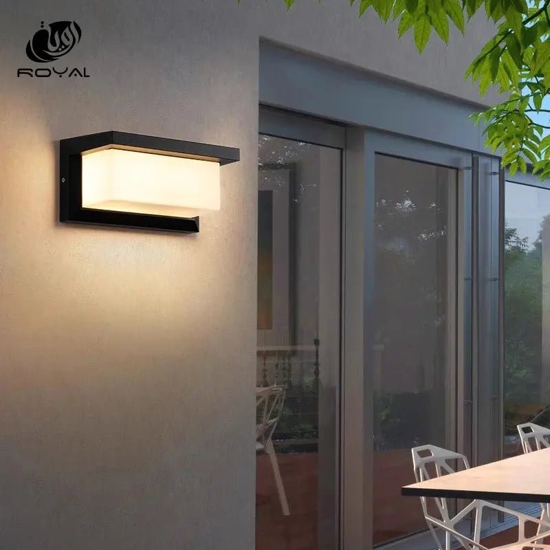 Led Outdoor Wall Light Waterproof IP65 Motion Sensor Led Outdoor Lighting Porch Lights Balcony Garden Lights Outdoor Wall Lamp The Royal Riwayah